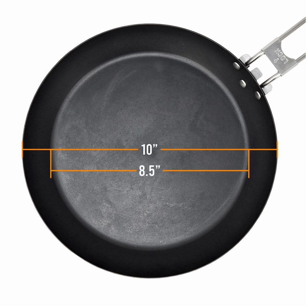 10" Carbon Skillet COMBO