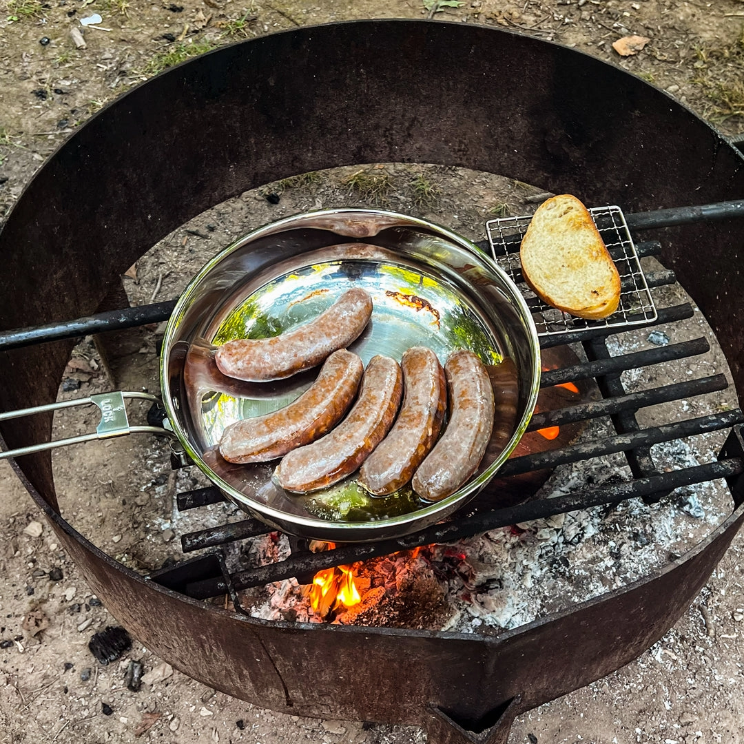 10" Stainless Steel Skillet and Lid