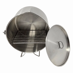 120oz. Bush Pot & Grill COMBO professional grade outdoor cooking tools