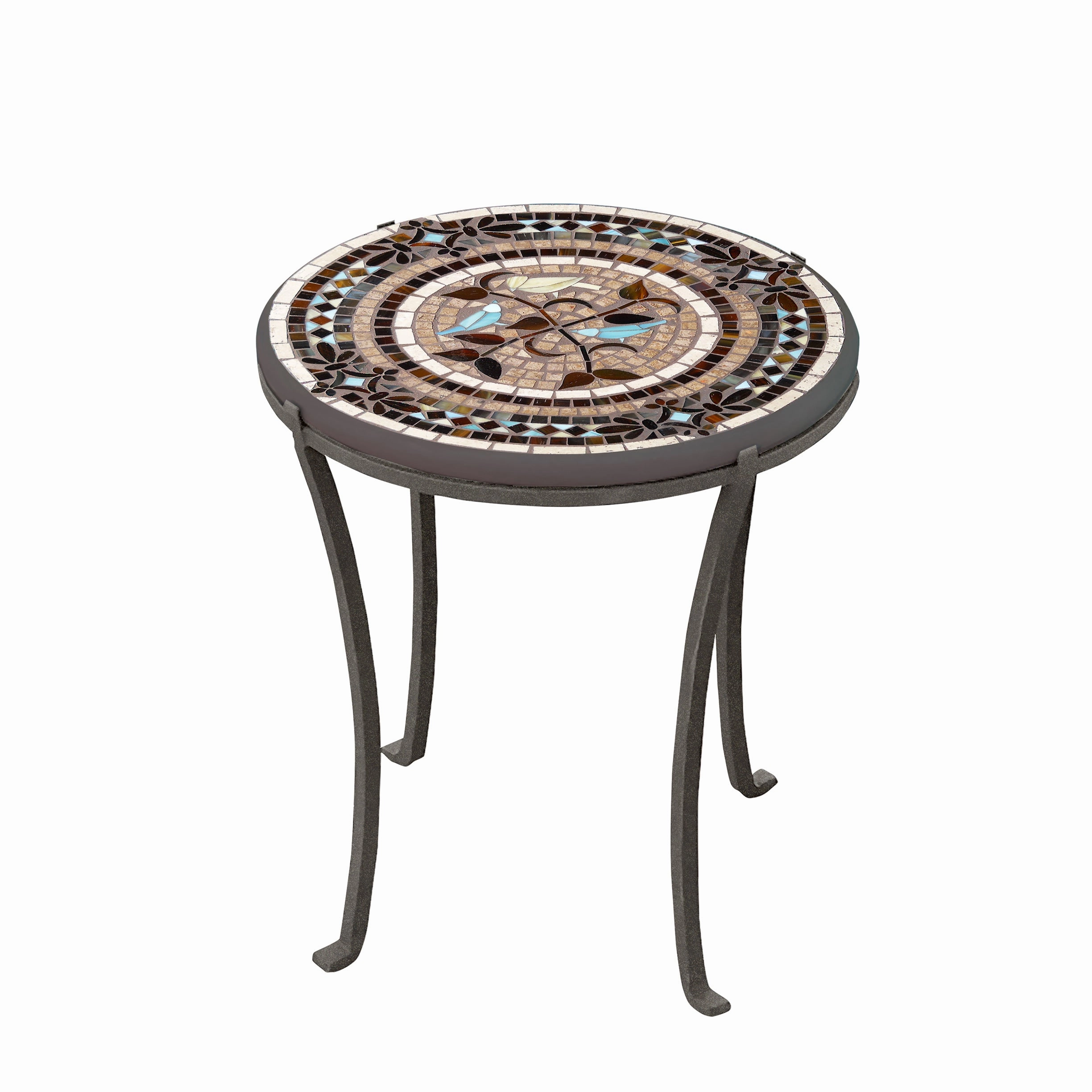18" Mosaic Stone Top Chaise Table