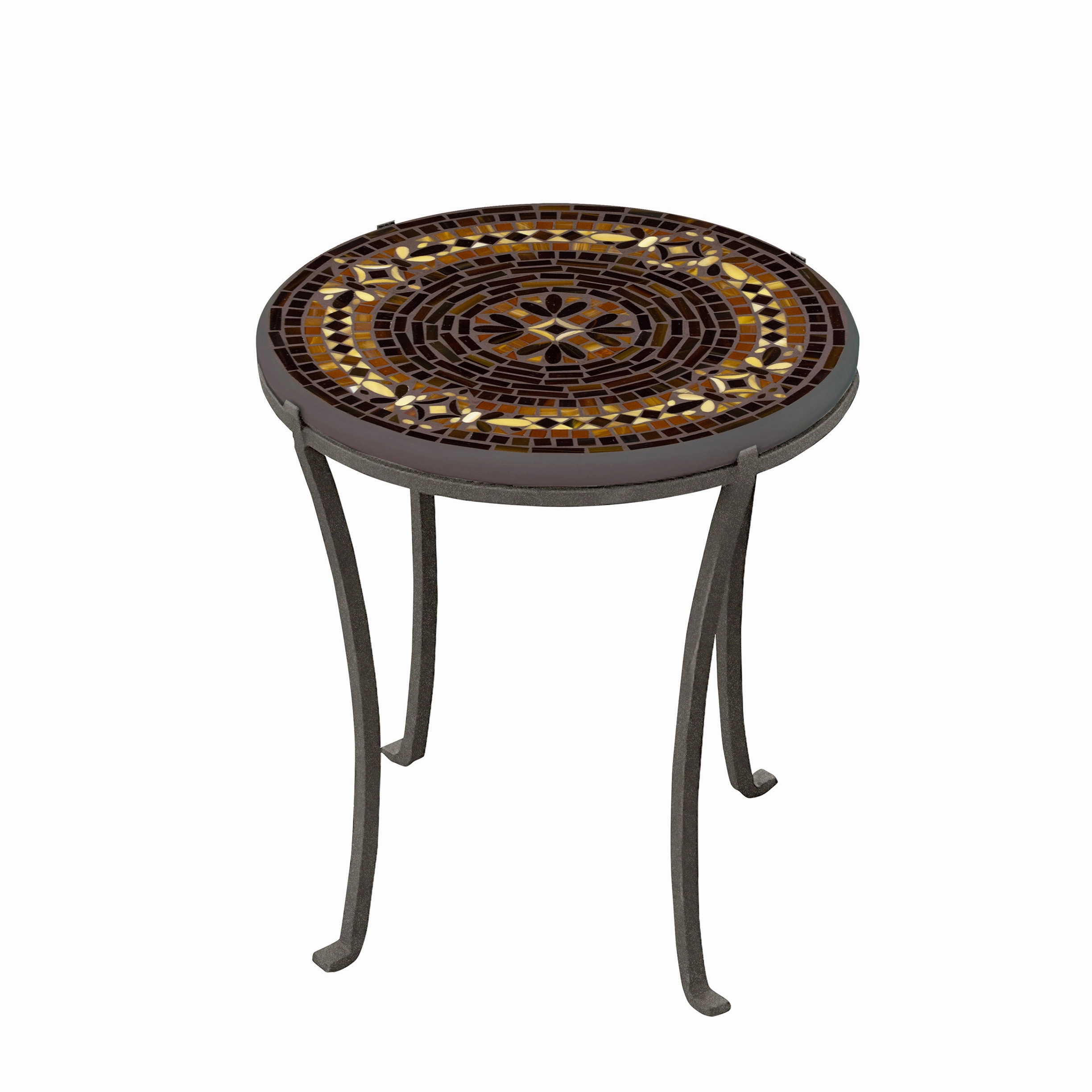 18" Mosaic Stone Top Chaise Table