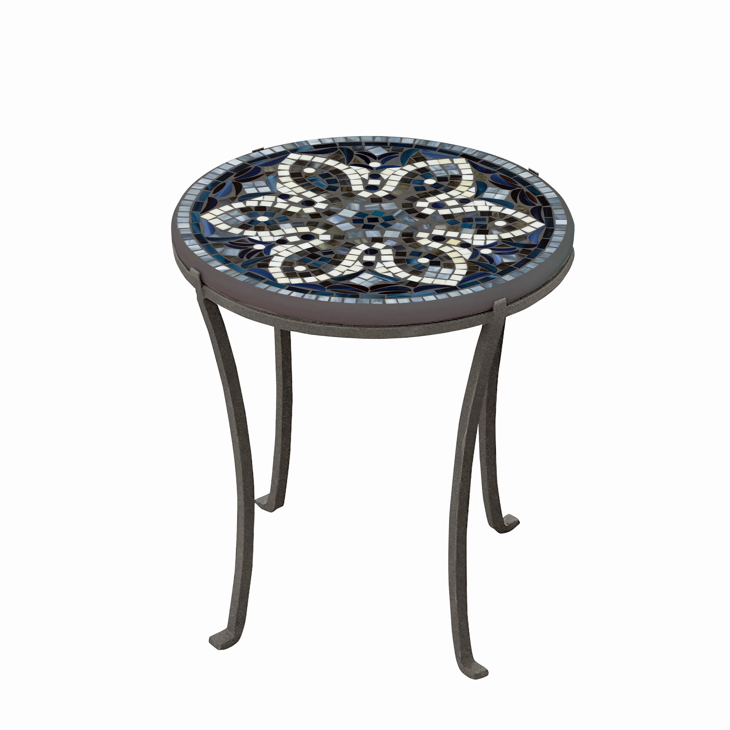 18" Mosaic Stone Top Chaise Table