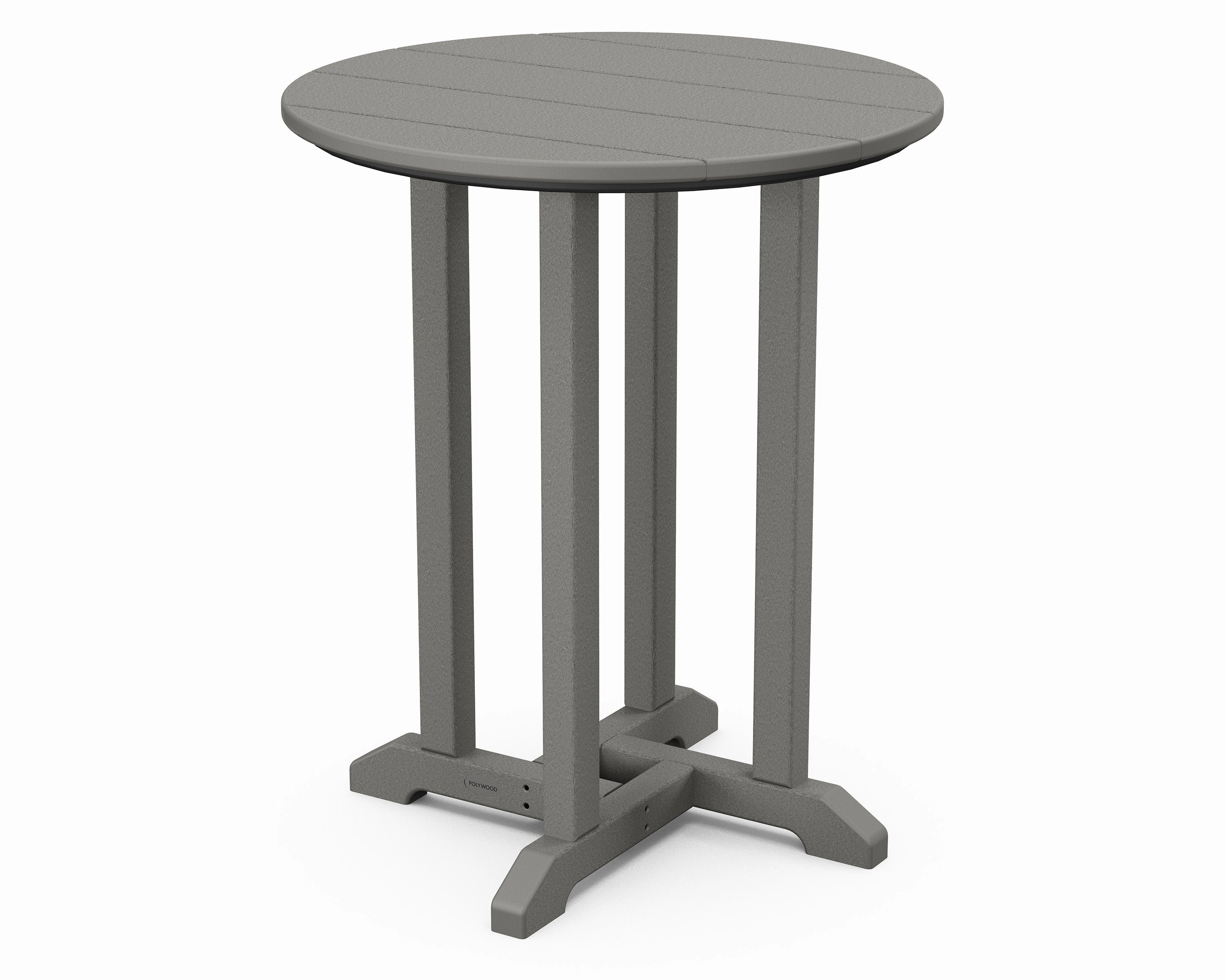 24" Round Farmhouse Bistro Tableoutdoor table for balcony or garden