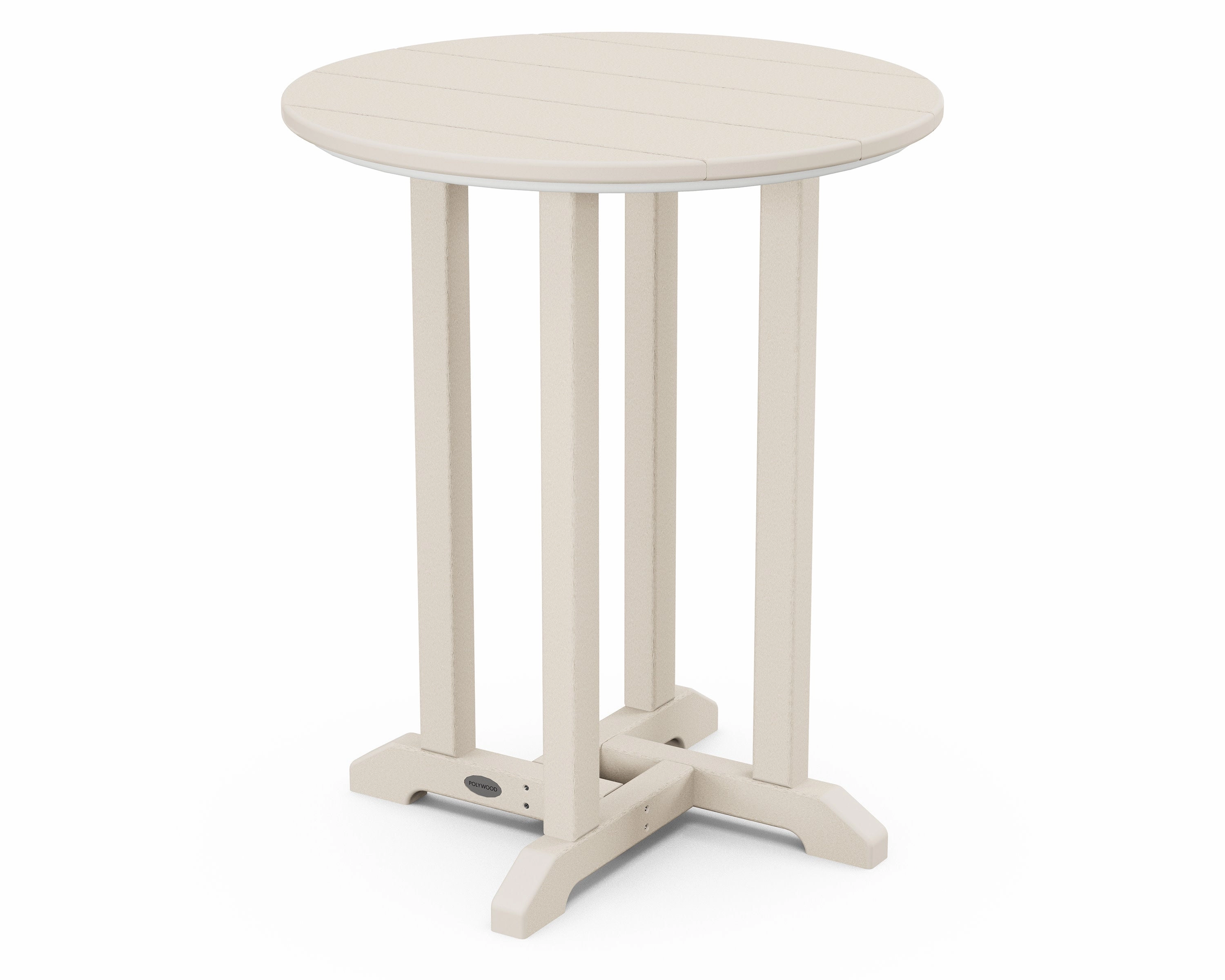 24" Round Farmhouse Bistro Table