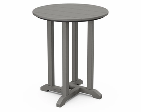 24" Round Farmhouse Bistro Tableoutdoor table for balcony or garden