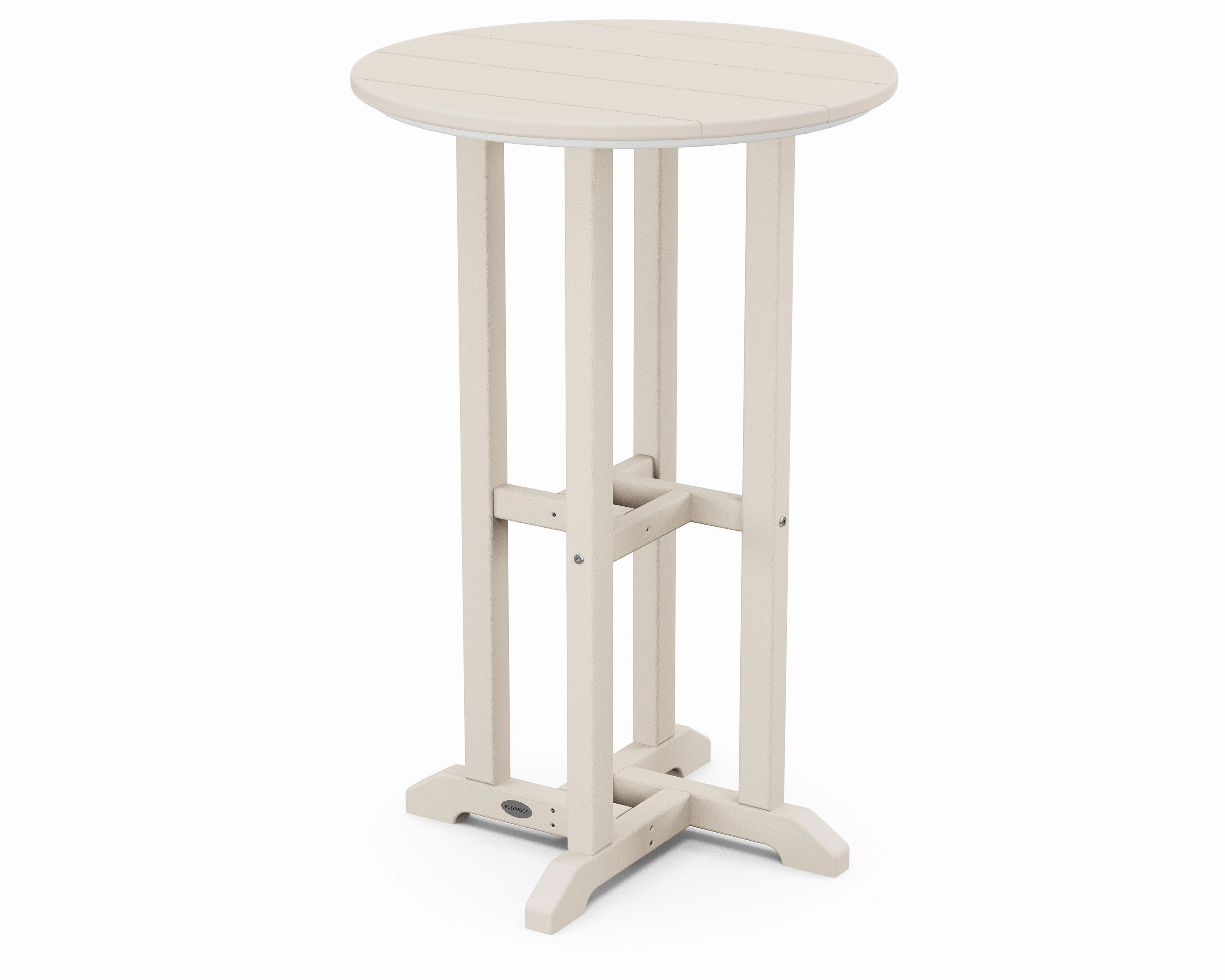 24" Round Farmhouse Counter Bistro Table