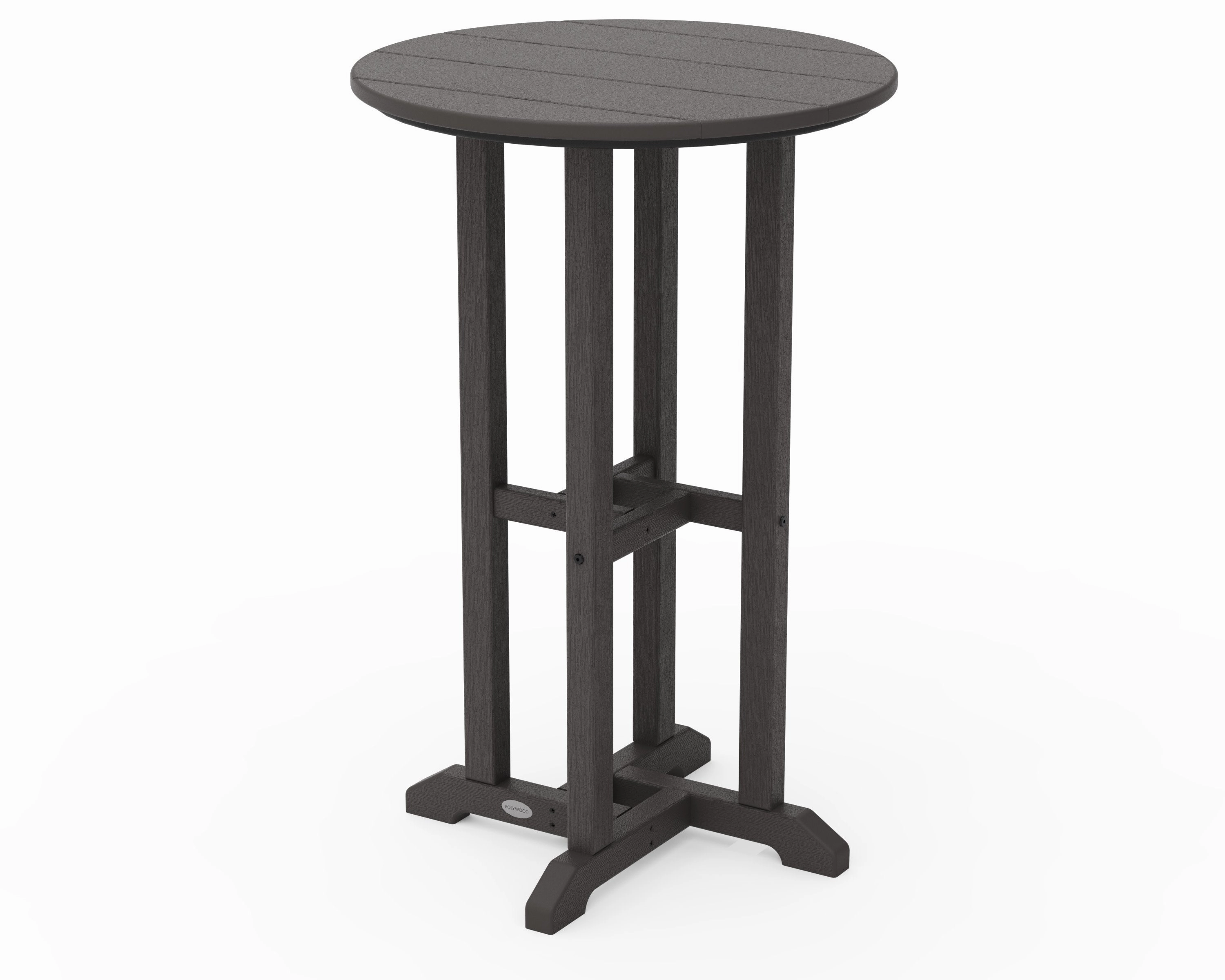 24" Round Farmhouse Counter Bistro Table