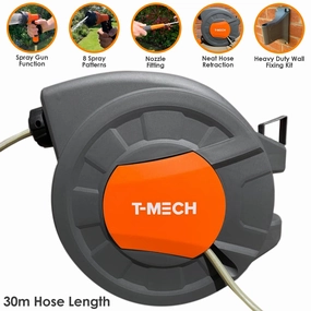 30m Retractable Hosepipe professional grade gardening tool kit