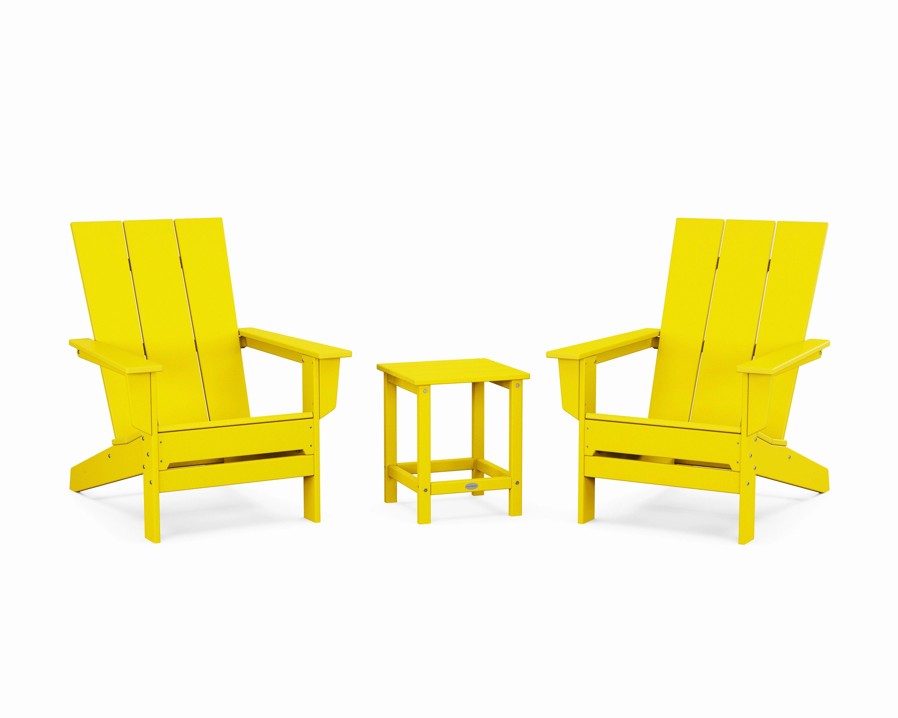 3-Piece Modern Studio Adirondack Set