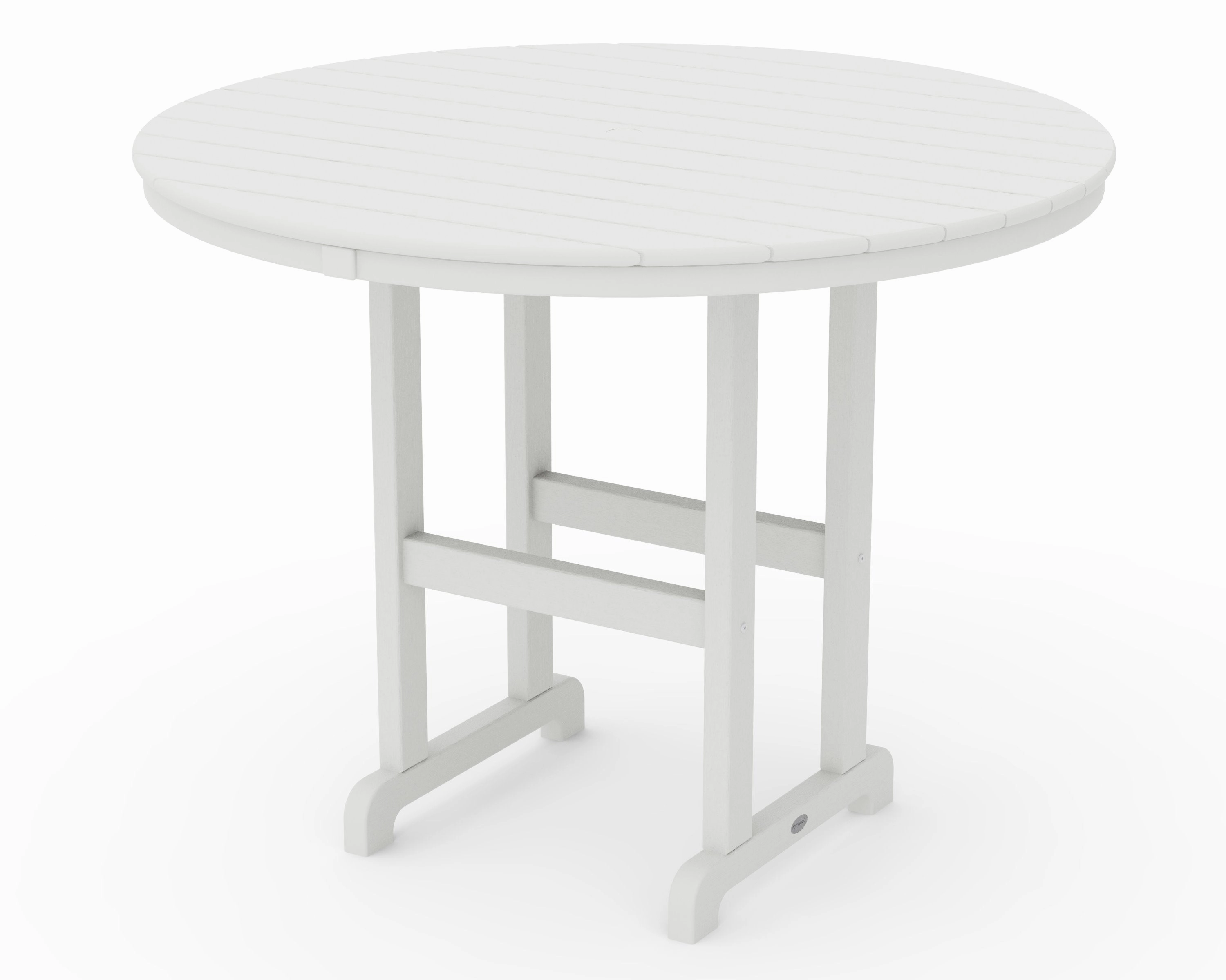 48" Round Farmhouse Counter Table