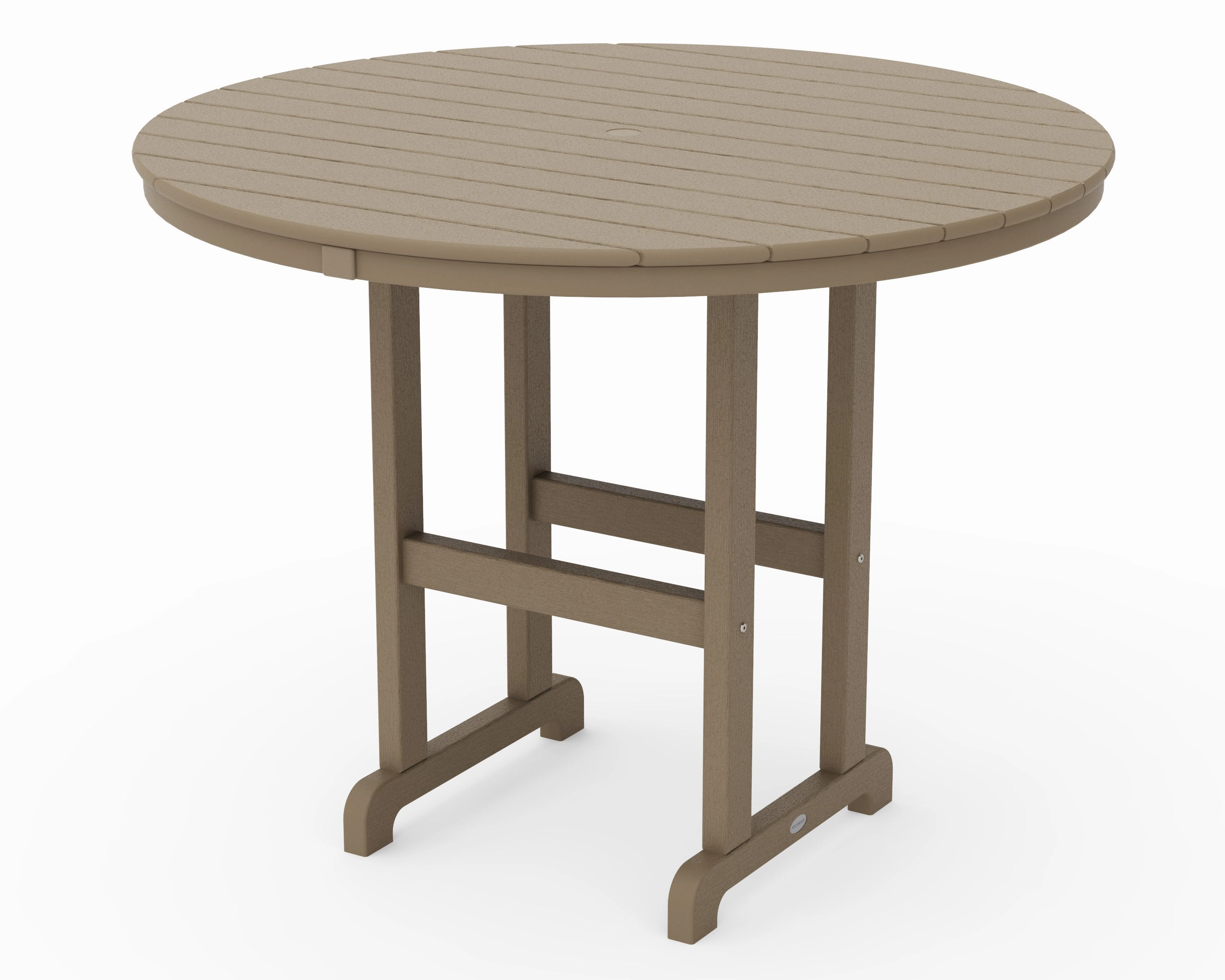 48" Round Farmhouse Counter Table