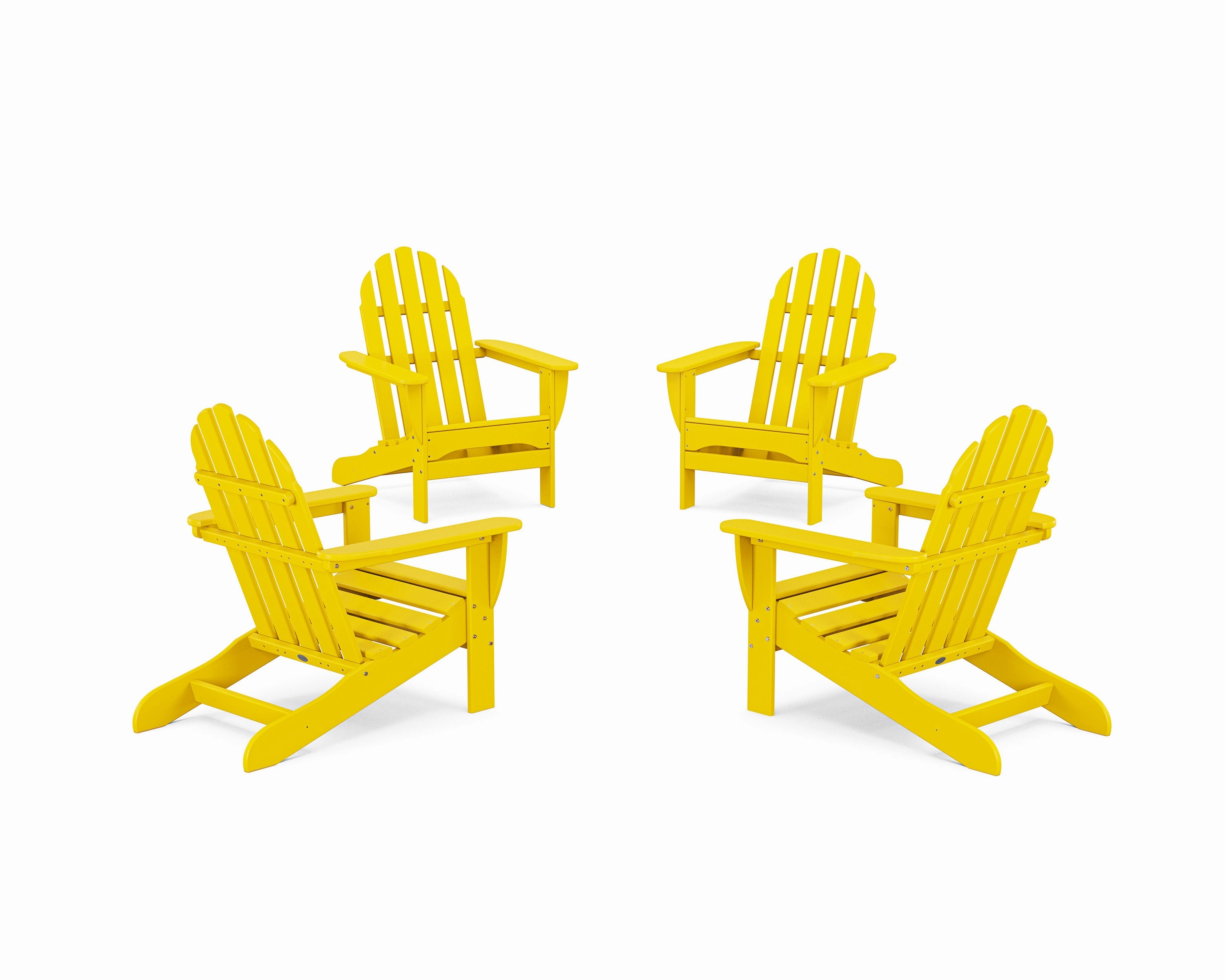 4-Piece Classic Adirondack Conversation Set