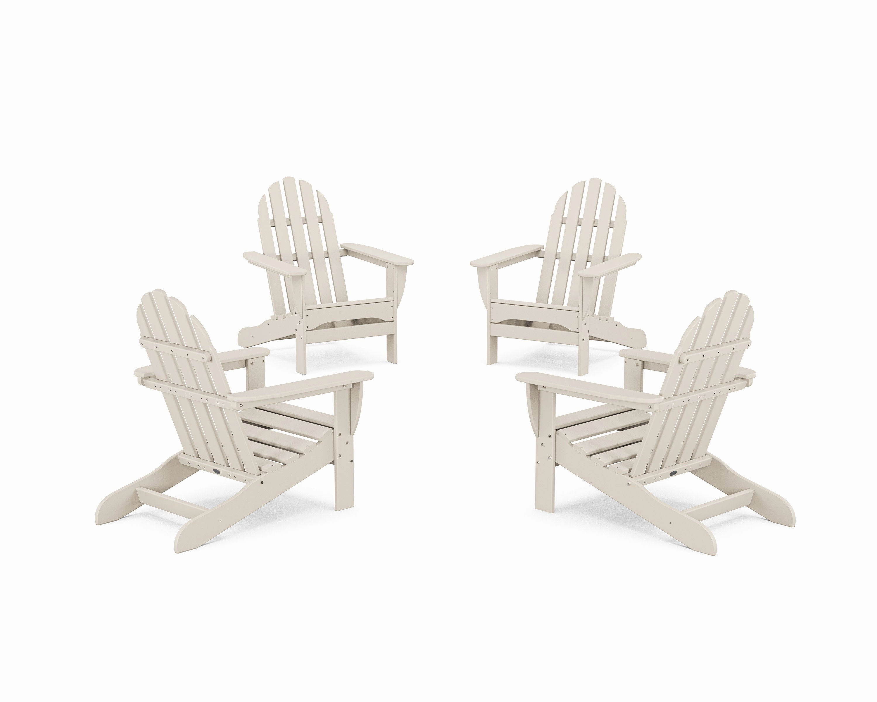 4-Piece Classic Adirondack Conversation Set