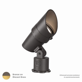 5012 LED Accent Light Bronze On BrassColor changing landscape spotlights