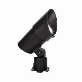 5111 LED Landscape Accent Light Black On AluminumColor changing landscape spotlights