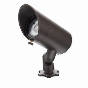 5411 LED Landscape Basic Accent Light Bronze On AluminumColor changing landscape spotlights