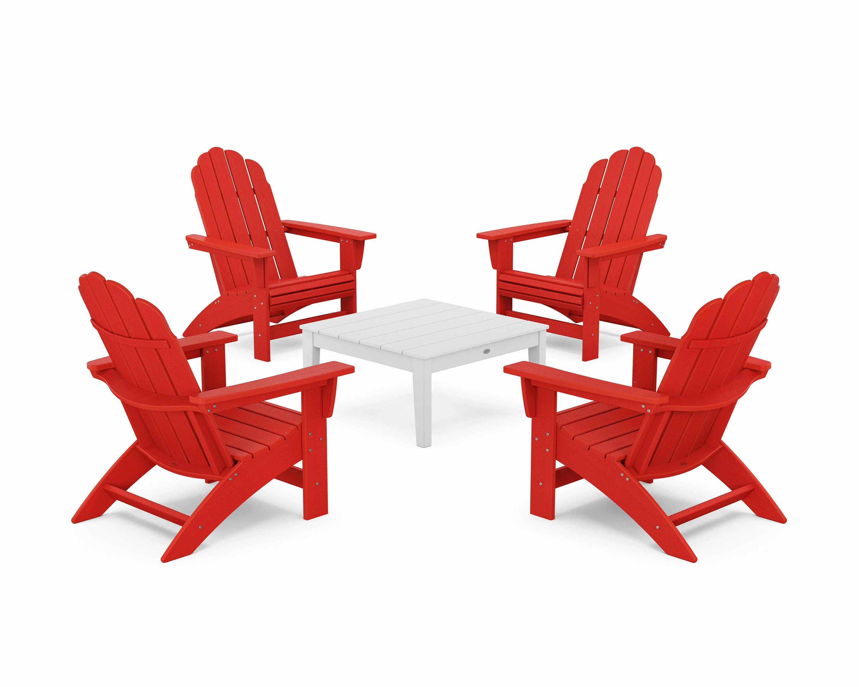 5-Piece Vineyard Grand Adirondack Chair Conversation Group