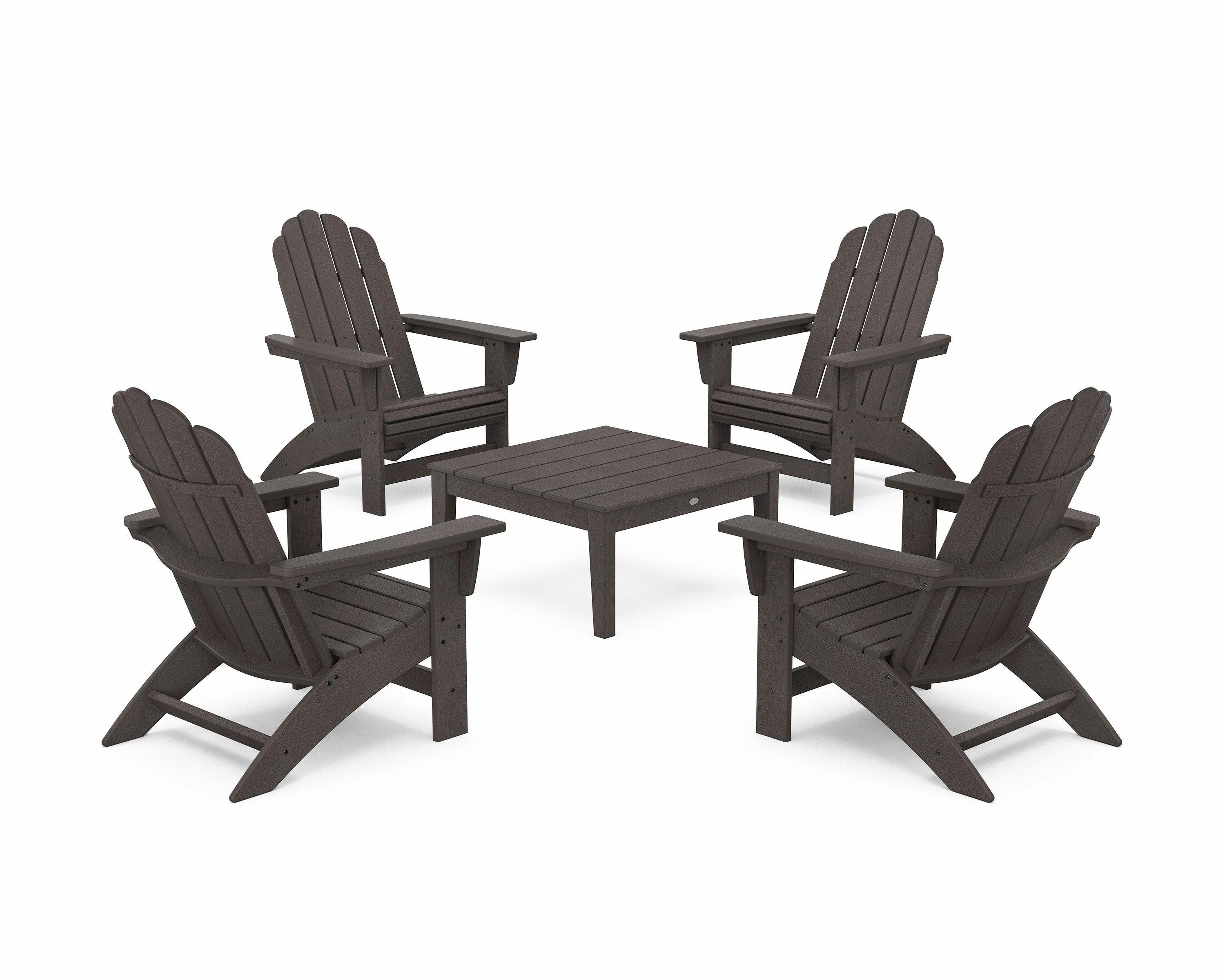 5-Piece Vineyard Grand Adirondack Chair Conversation Group