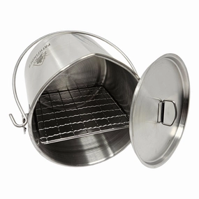 64oz. Bush Pot & Grill COMBO professional grade outdoor cooking tools