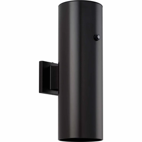 6In Cyl Rnds LED Cylinder Antique BronzeOutdoor wall sconces with motion sensor