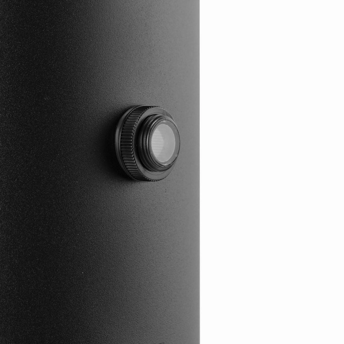 6In Cyl Rnds LED Cylinder Matte Black
