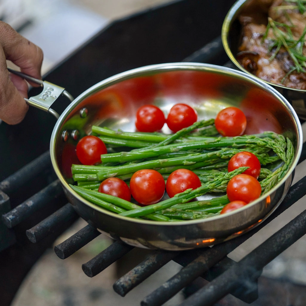 8" SS Skillet 64oz Bush Pot Combo