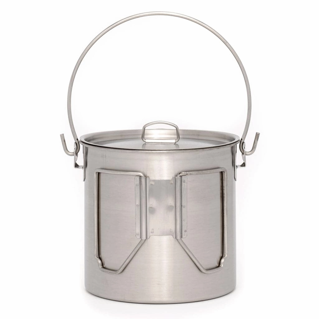 8" SS Skillet 64oz Bush Pot Combo
