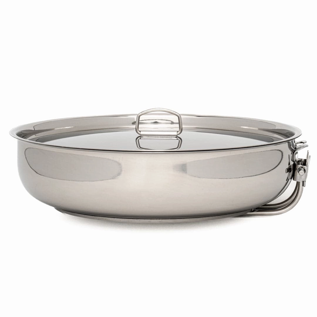 8" SS Skillet 64oz Bush Pot Combo