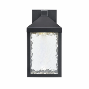 Aaron LED Outdoor Wall Sconce Powder Coated BlackOutdoor wall sconces with motion sensor
