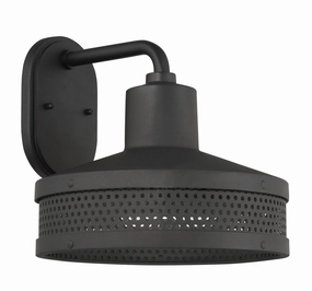 Abalone Point One Light Wall Sconce CoalOutdoor wall sconces with motion sensor