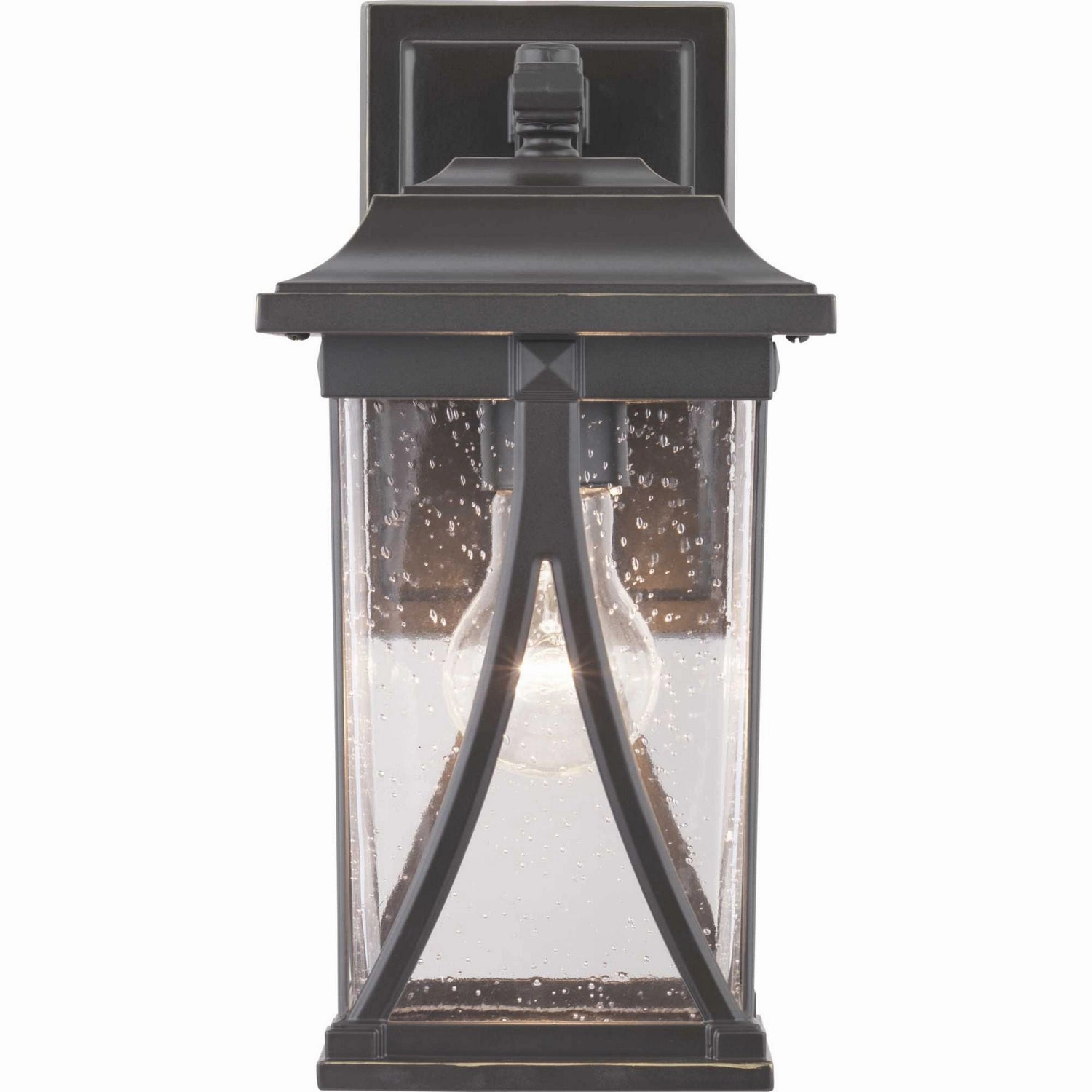 Abbott One Light Wall Lantern Antique Bronze