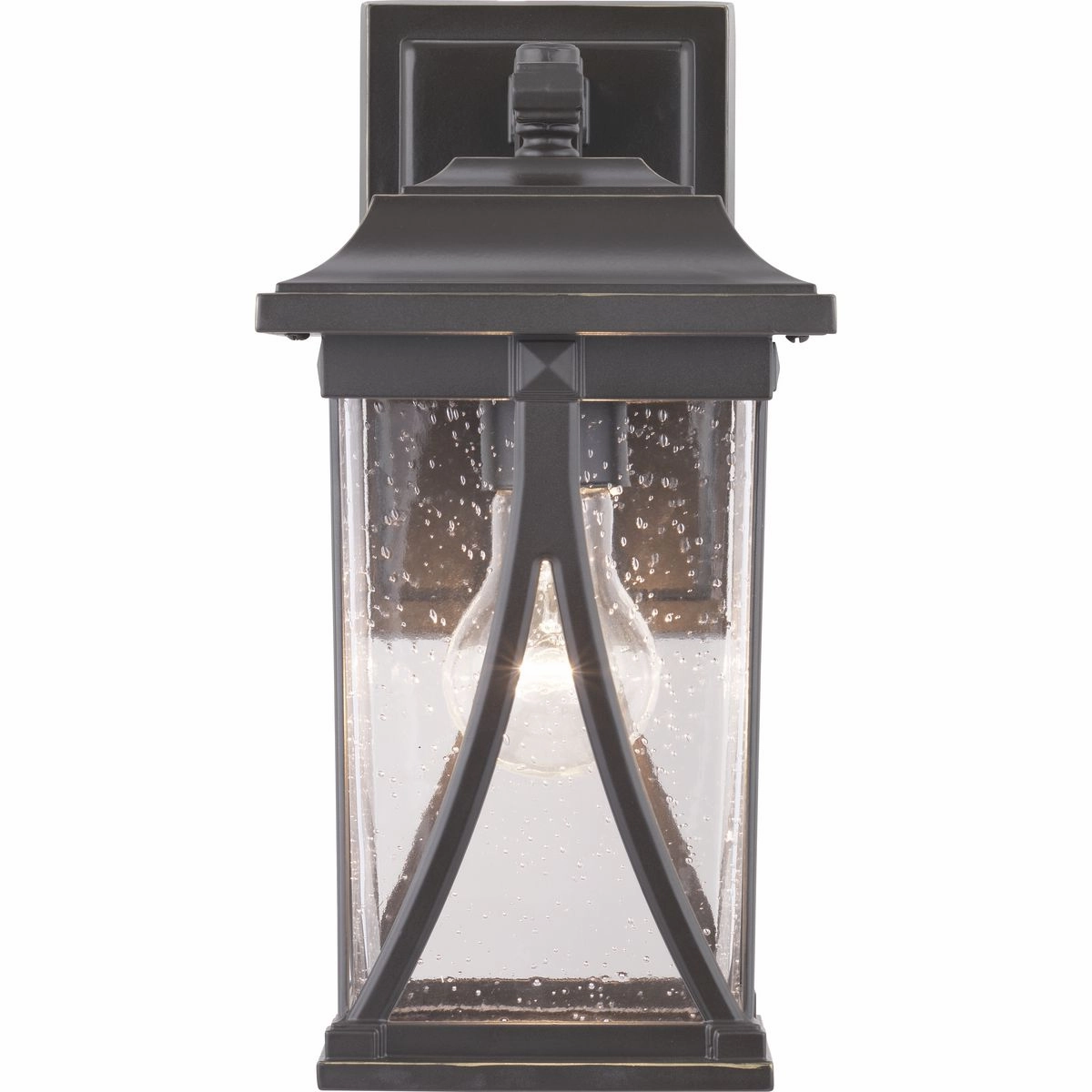 Abbott One Light Wall Lantern Antique Bronze