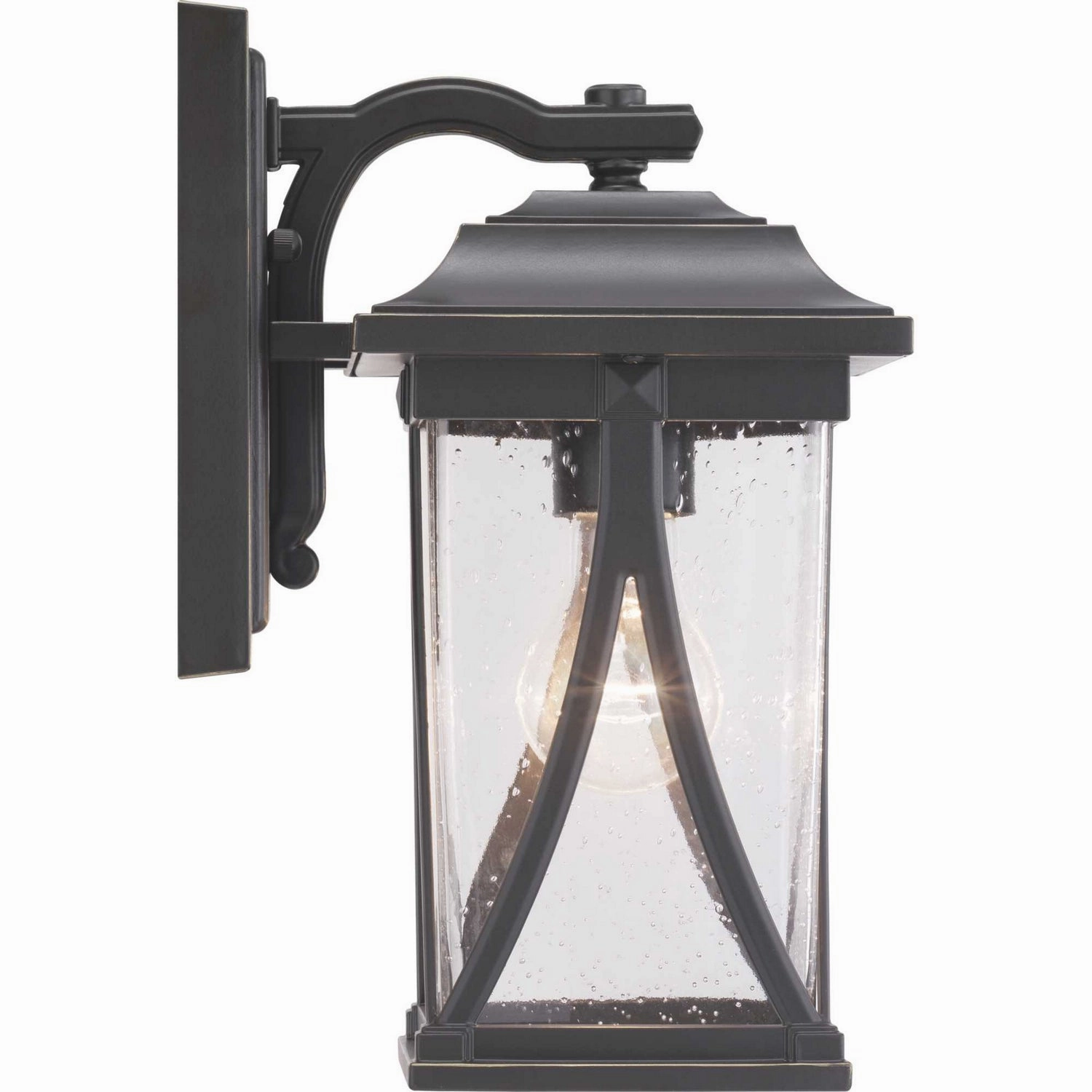 Abbott One Light Wall Lantern Antique Bronze