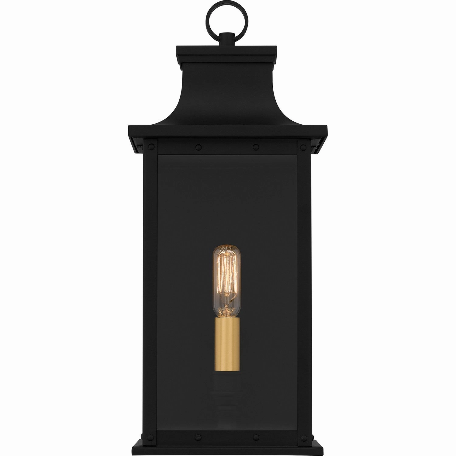 Abernathy One Light Outdoor Wall Mount Matte Black