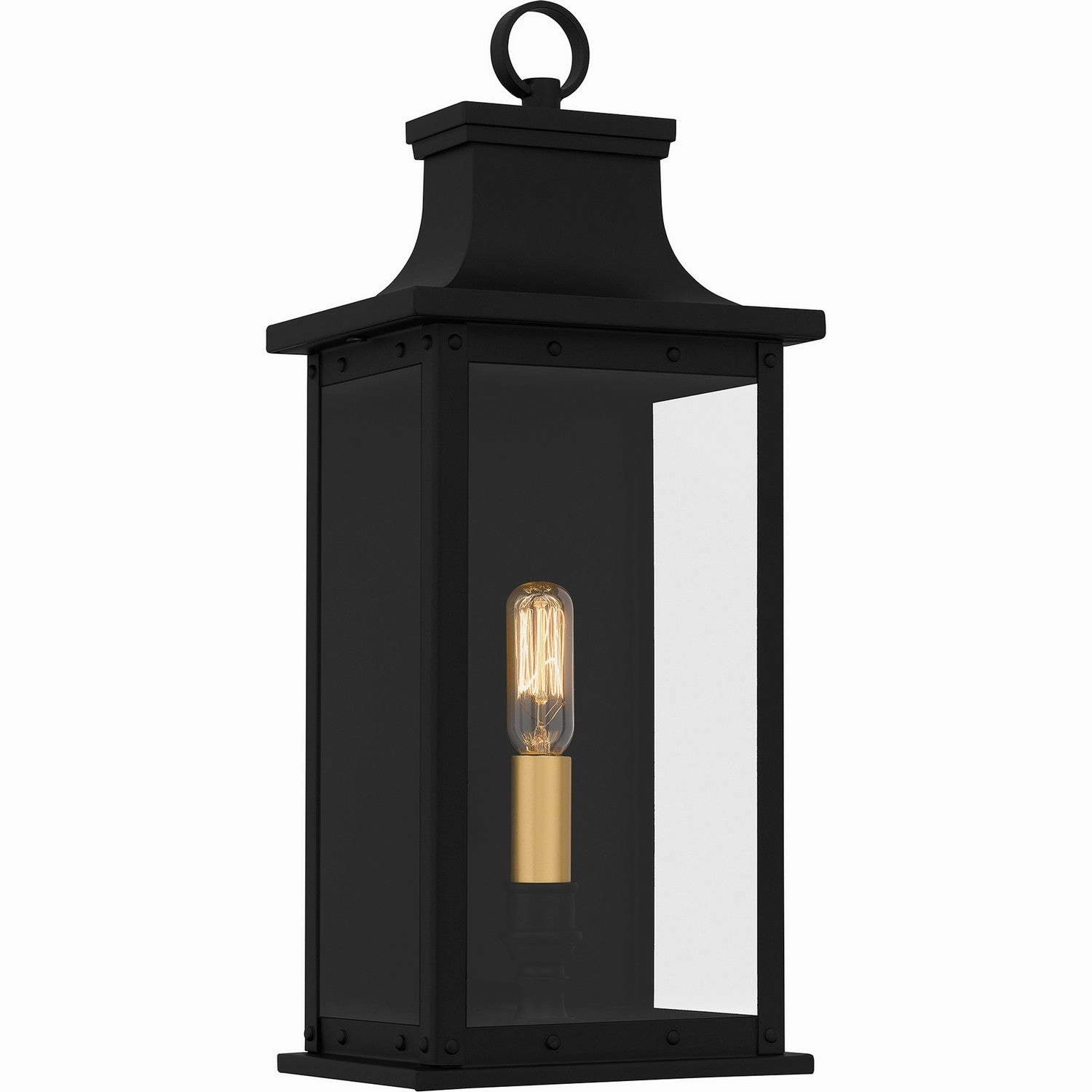 Abernathy One Light Outdoor Wall Mount Matte BlackOutdoor wall sconces with motion sensor
