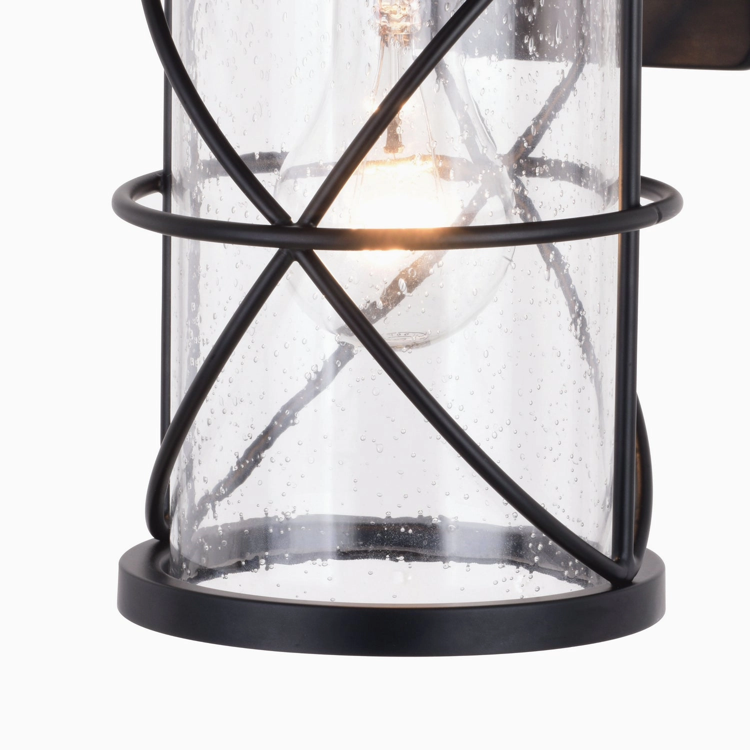 Adams One Light Outdoor Wal Mount Black