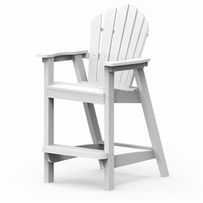 Adirondack Classic Bar ChairHDPE eco-friendly polywood furniture set