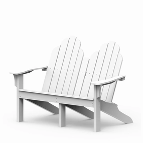 Adirondack Classic LoveseatHDPE eco-friendly polywood furniture set