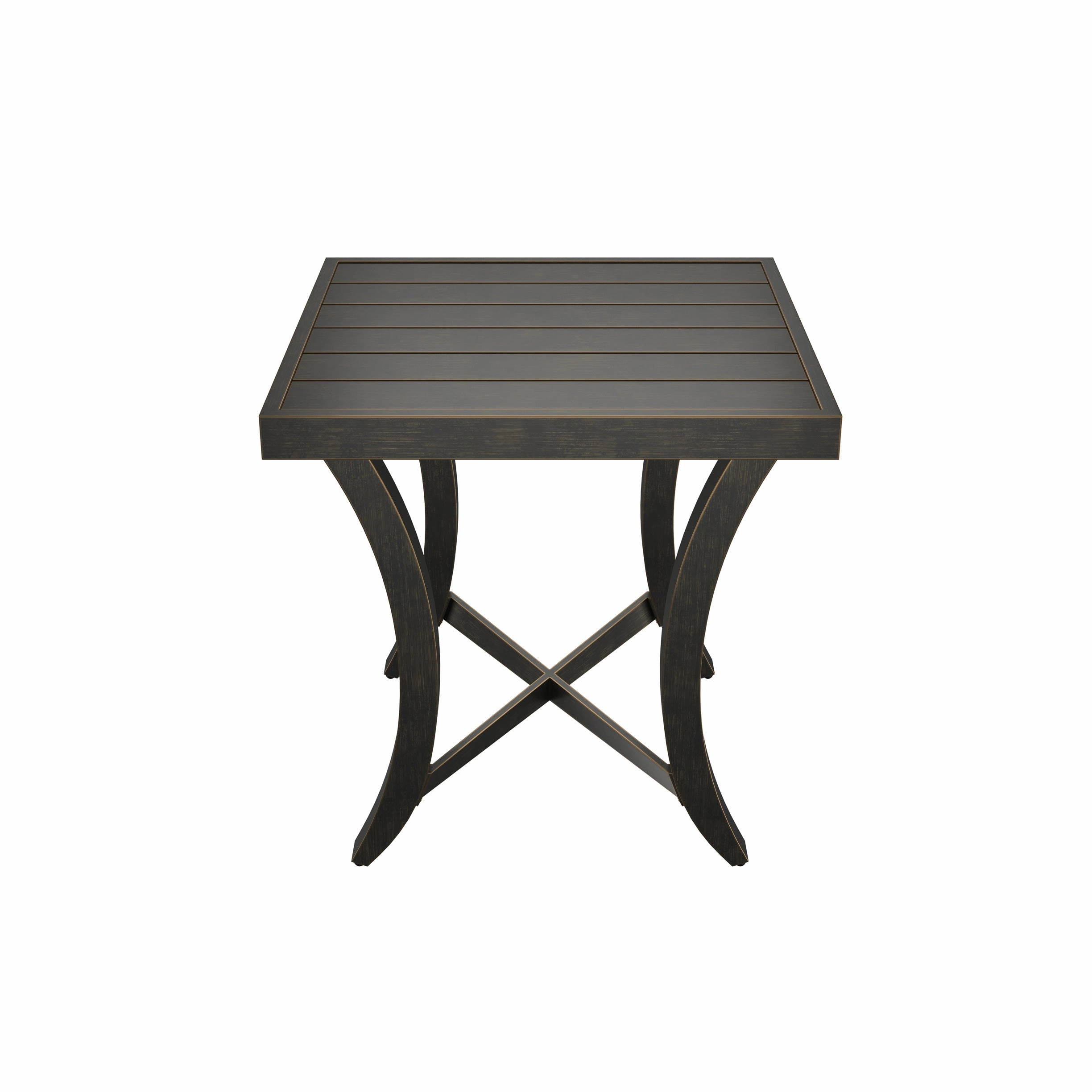 Agio 24" Square Slat Top Side Table