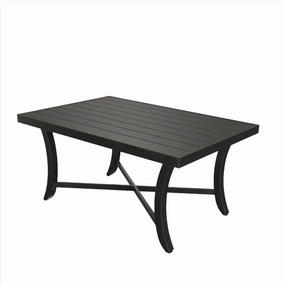 Agio 46" x 31" Slat Top Coffee Tableoutdoor coffee table for patio or lounge