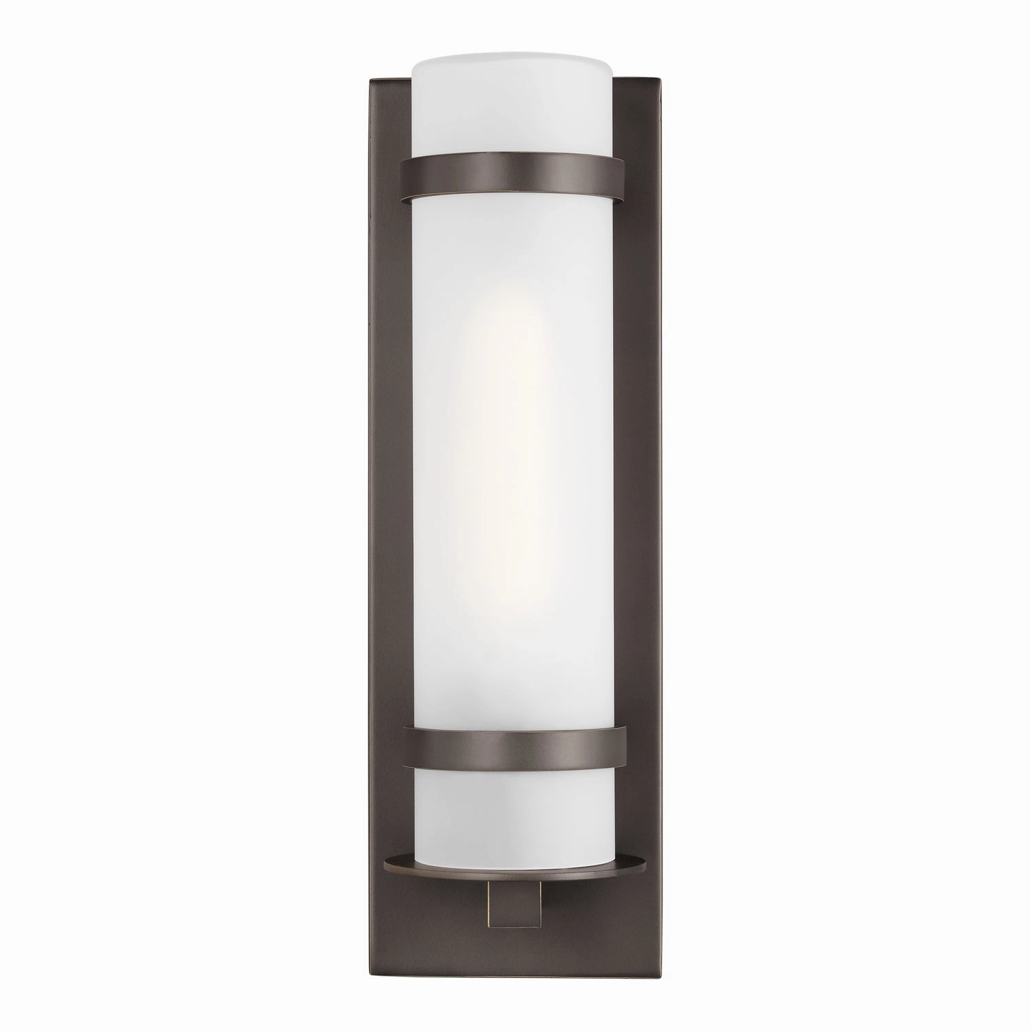 Alban One Light Outdoor Wall Lantern Antique Bronze
