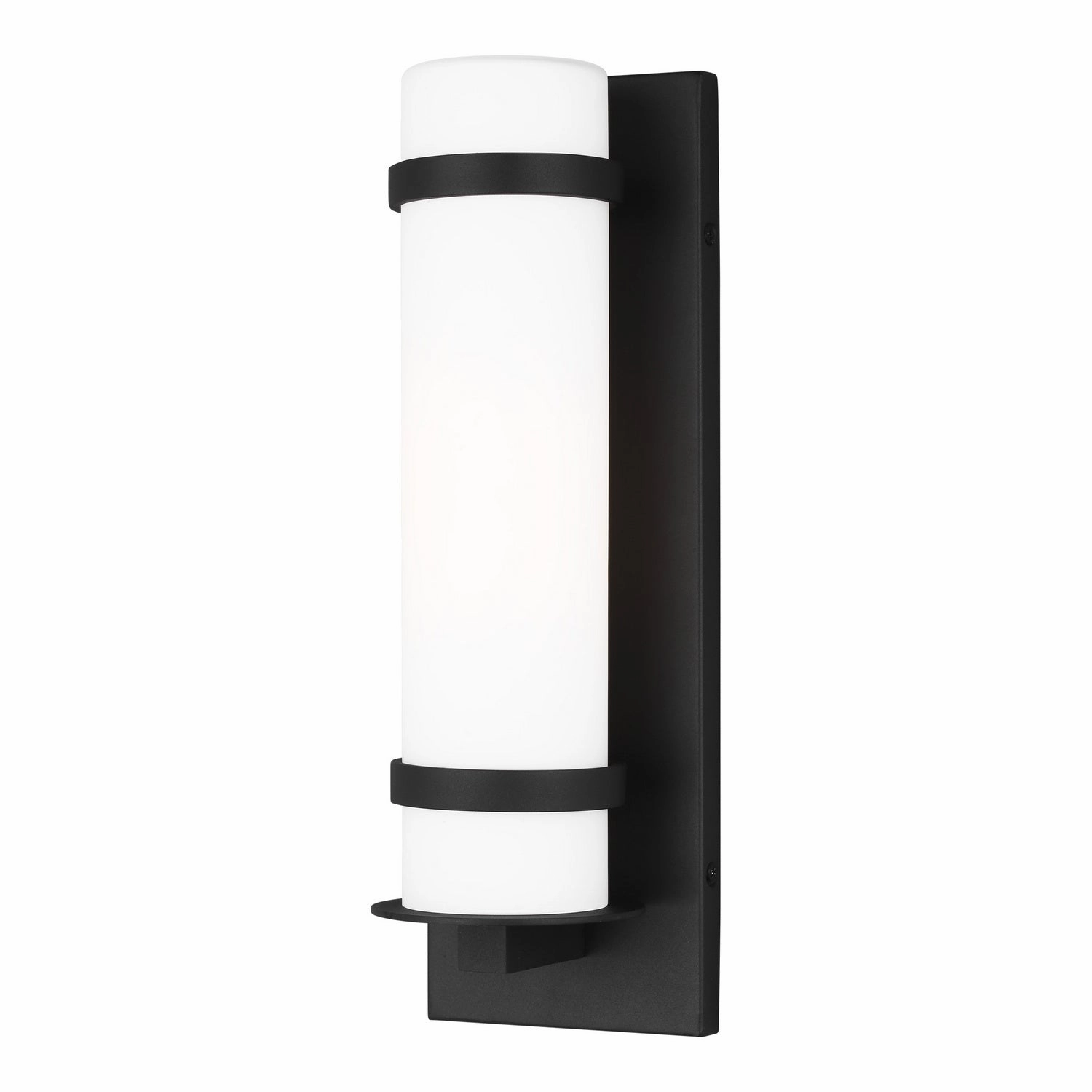 Alban One Light Outdoor Wall Lantern BlackOutdoor wall sconces with motion sensor