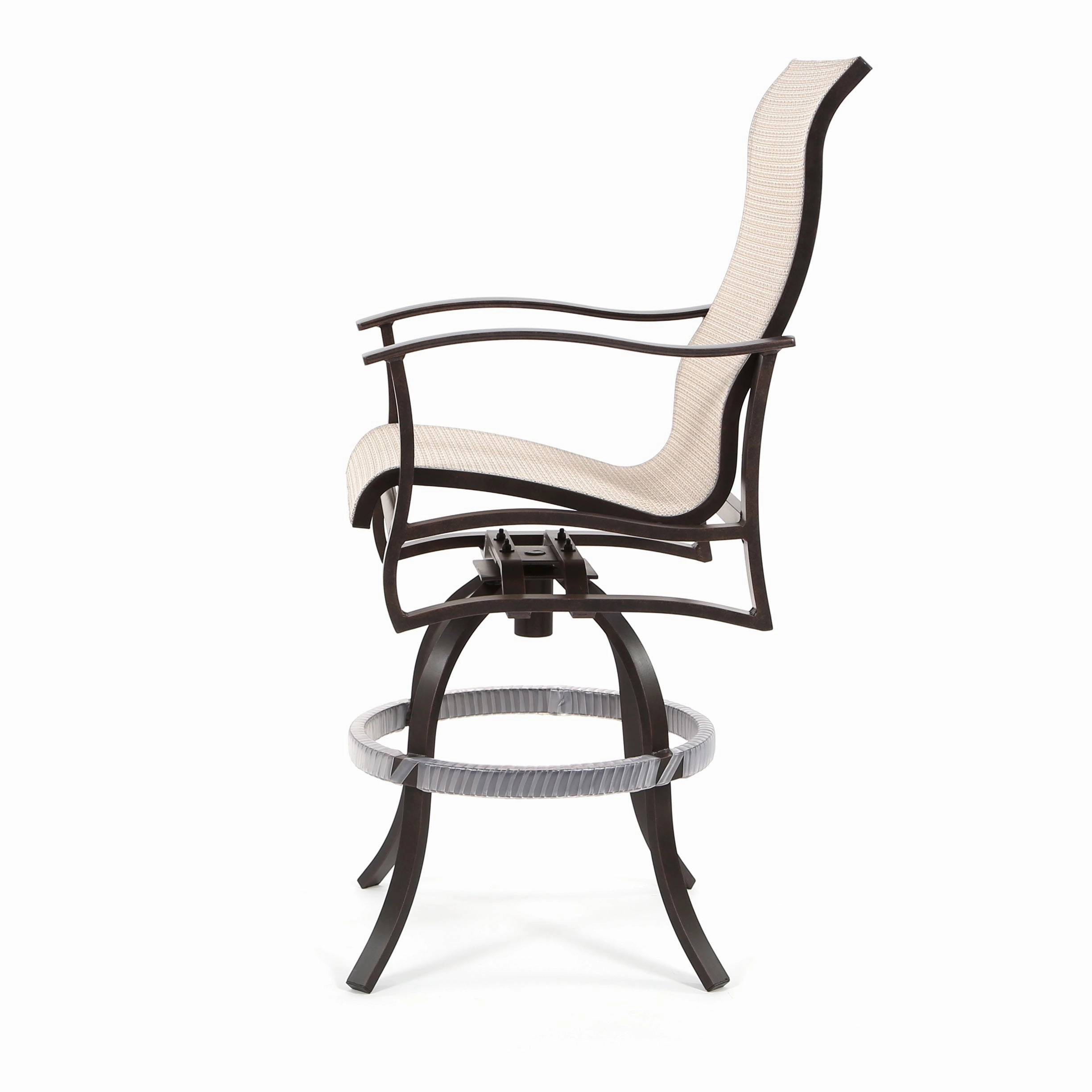 Albany Sling Swivel Bar Stool