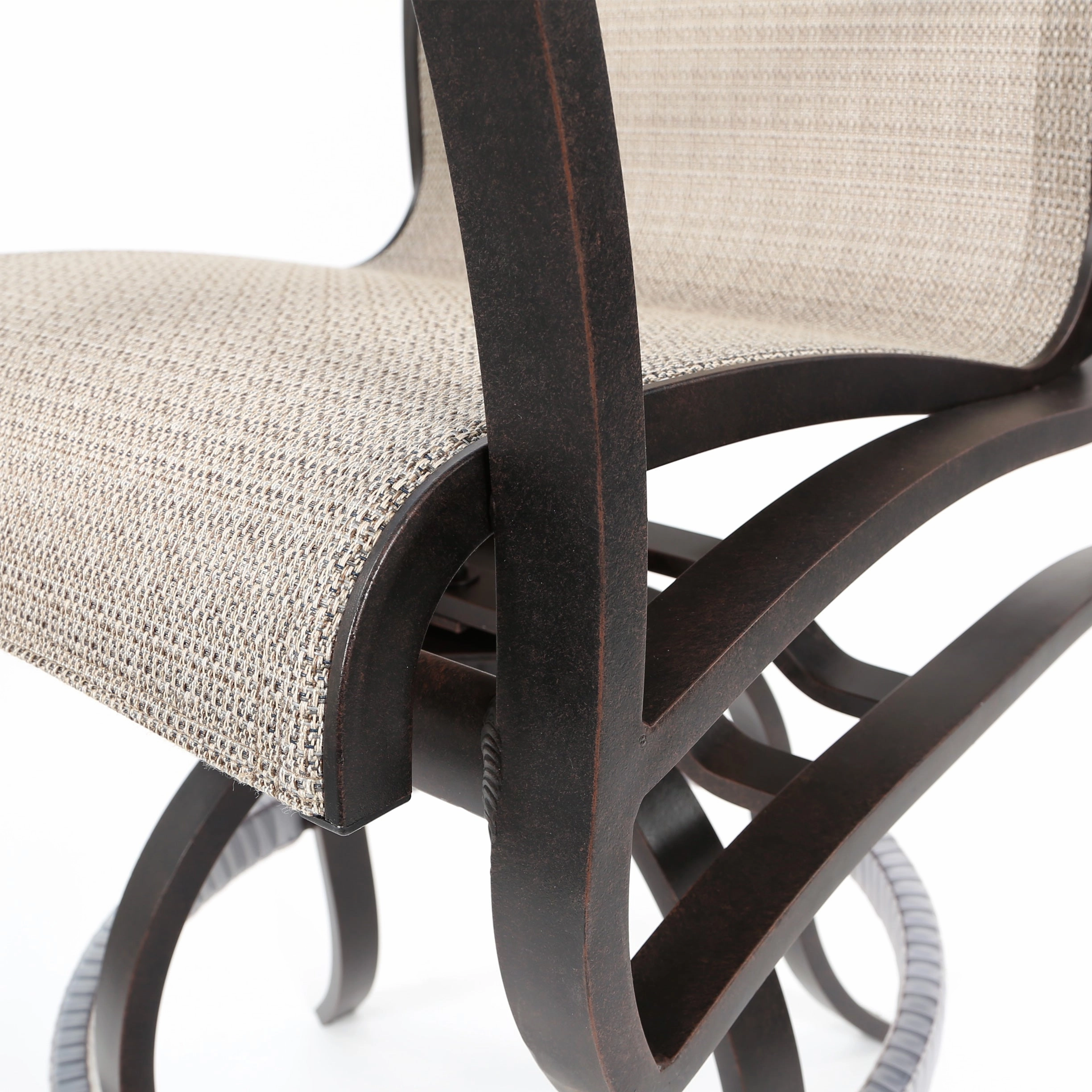 Albany Sling Swivel Bar Stool