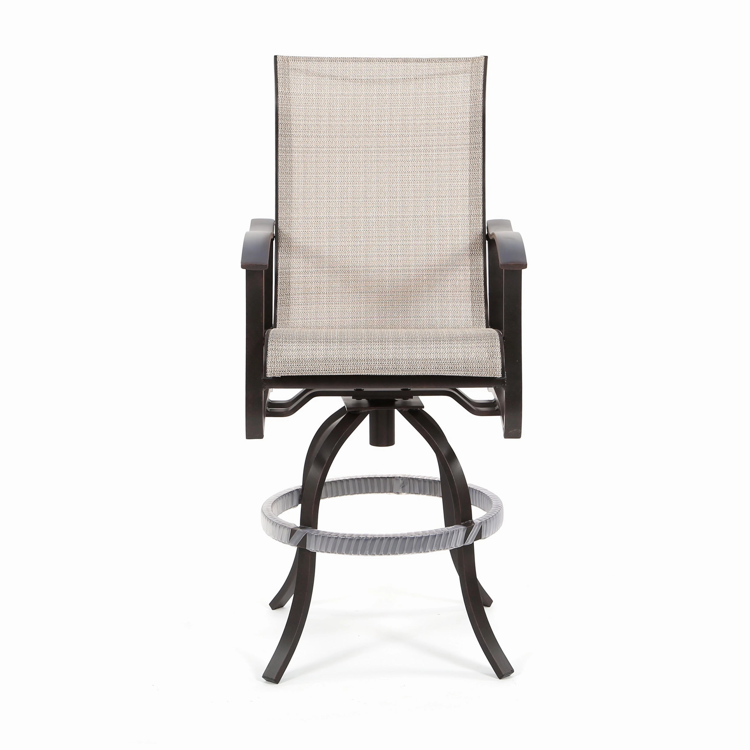 Albany Sling Swivel Bar Stool
