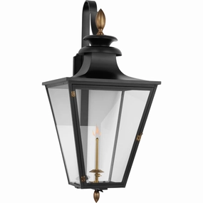Albermarle Large Bracketed Gas Wall LanternWeatherproof outdoor lighting