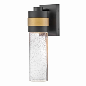 Albie LED Outdoor Wall Mount BlackOutdoor wall sconces with motion sensor