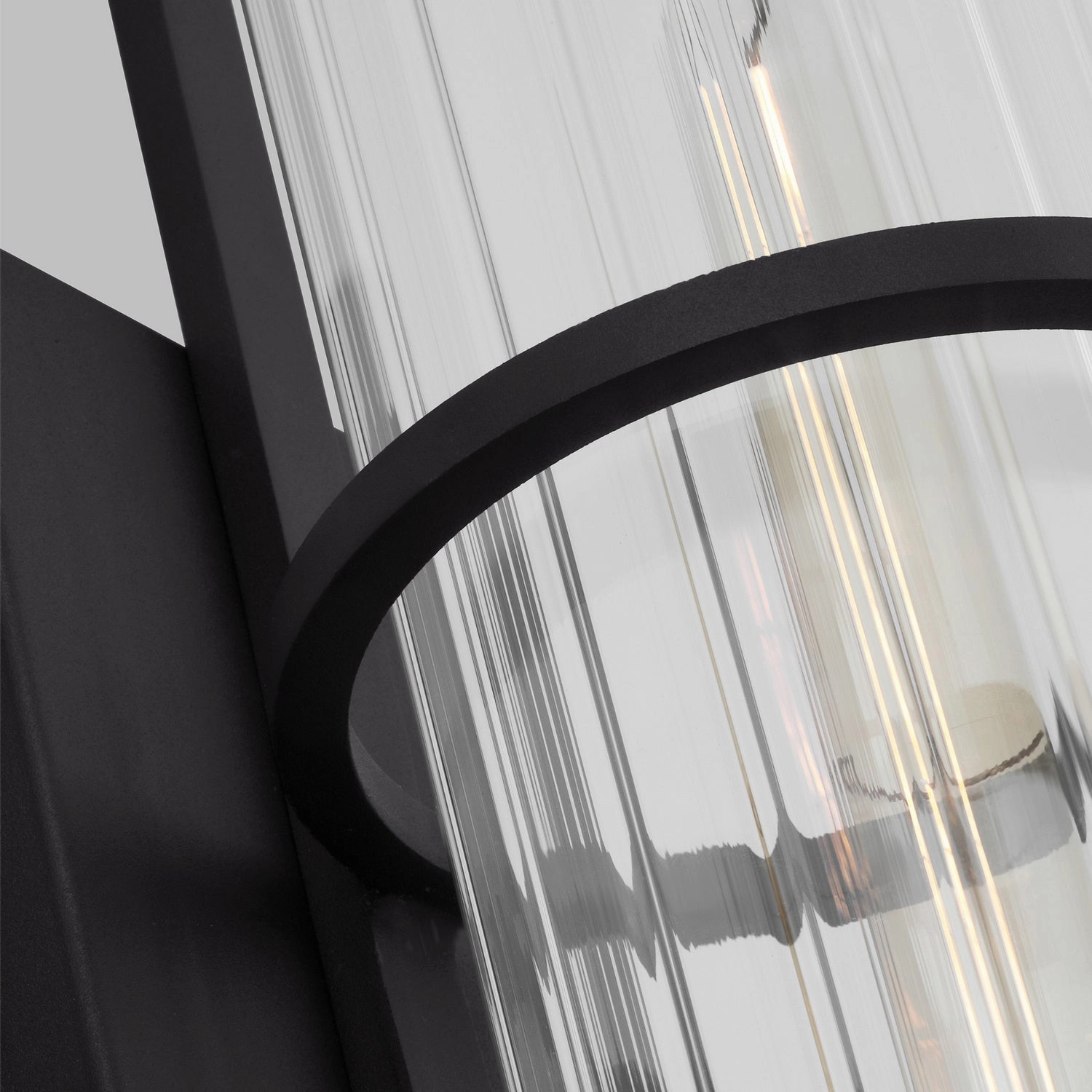 Alcona XL Outdoor Wall Lantern Black