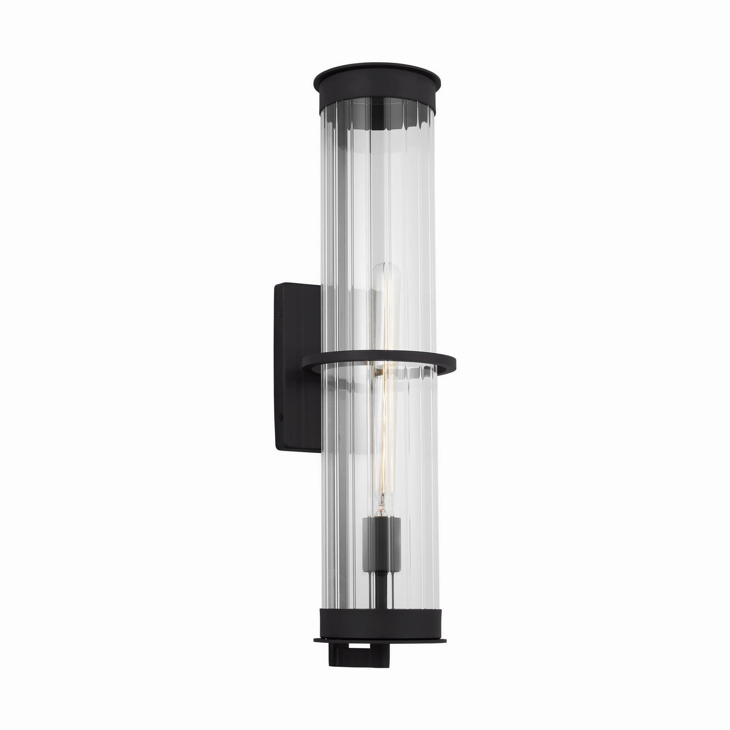 Alcona XL Outdoor Wall Lantern Black