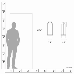 Alcove Large Outdoor SconceWeatherproof outdoor lighting